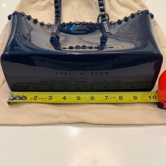 Carmen Sol NWT  Navy Blue Women's Tote Bag - Picture 9 of 11